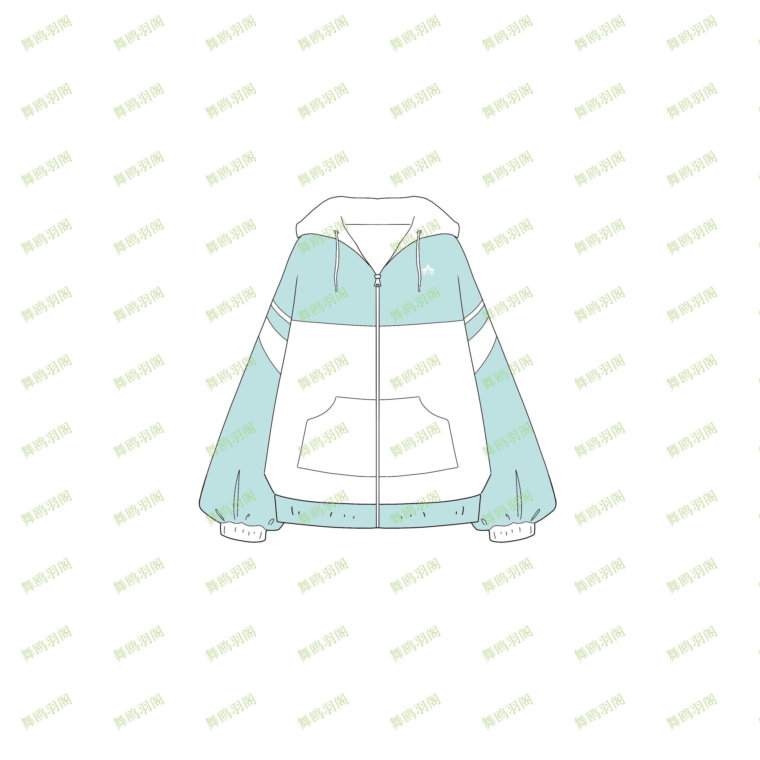 舞鸥羽阁「羽沐晴空」原创卫衣&刺绣